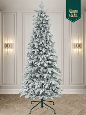 Ель искусственная Царь Елка Беверли стройная заснеженная 210 см