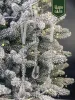 Набор елочных украшений "Хрустальная капля", прозрачный 6 шт