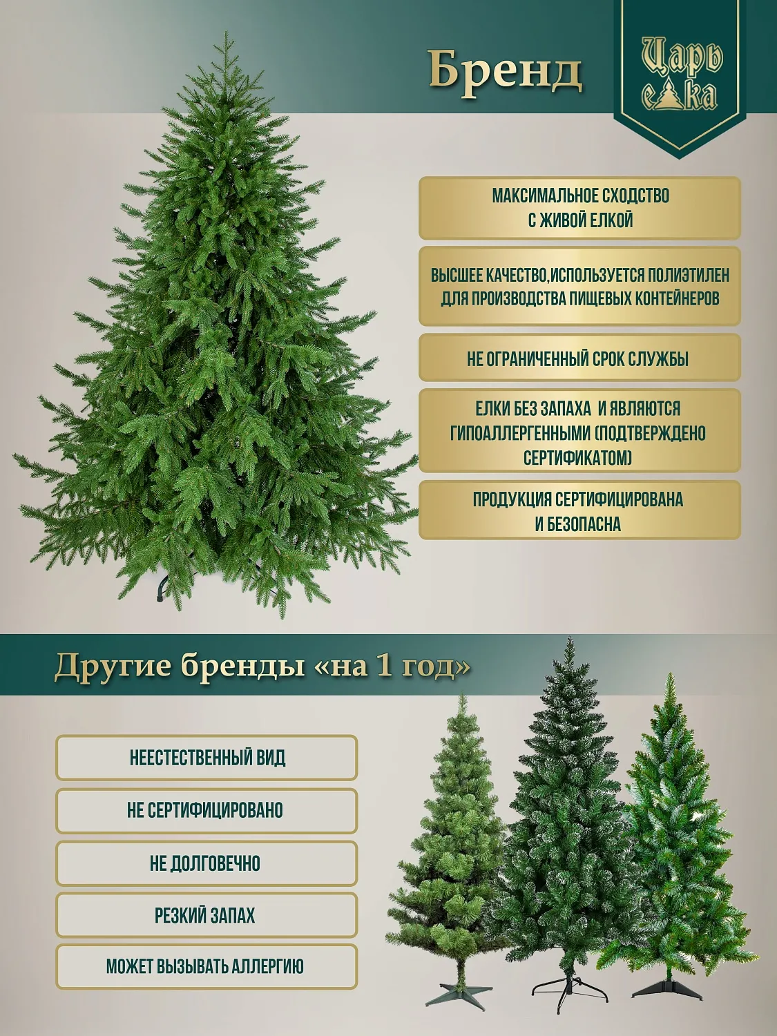 Ель искусственная  Царь Елка Сапфир розовый