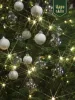 Набор елочных шаров серебряно-белый 26 шт