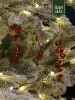 Набор елочных украшений  "Зимняя капель", красный 6 шт