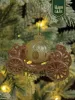 Елочное украшение "Тыква-карета",  12 см