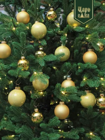 Набор елочных шаров золотой 26 шт