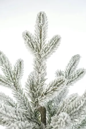 Ель искусственная Царь Елка Адель заснеженная.