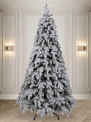 Ель искусственная Царь Елка Афродита заснеженная 210 см