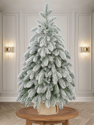 Ель искусственная Царь Елка Афродита заснеженная 90 